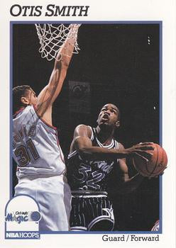 #153 Otis Smith - Orlando Magic - 1991-92 Hoops Basketball
