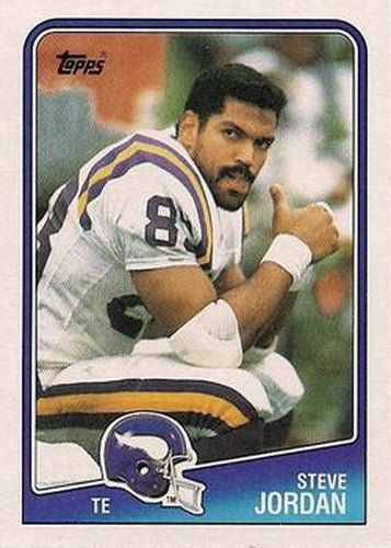 #153 Steve Jordan - Minnesota Vikings - 1988 Topps Football