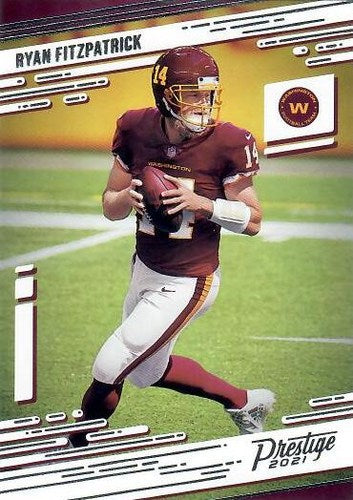 #153 Ryan Fitzpatrick - Washington Football Team - 2021 Panini Prestige Football