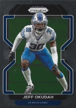 #153 Jeff Okudah - Detroit Lions - 2021 Panini Prizm Football