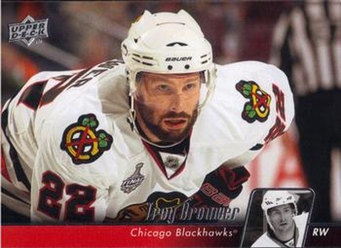 #153 Troy Brouwer - Chicago Blackhawks - 2010-11 Upper Deck Hockey