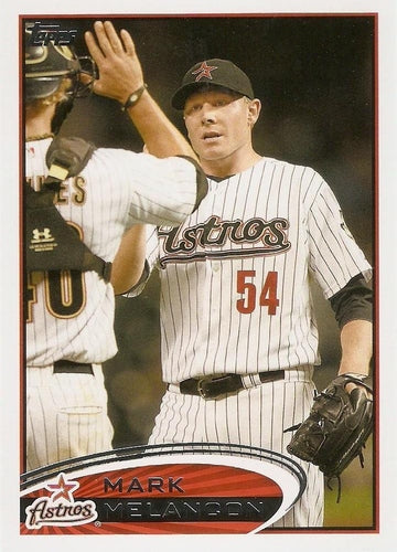 #153 Mark Melancon - Houston Astros - 2012 Topps Baseball