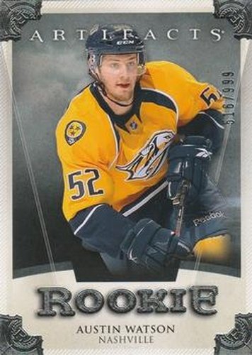 #153 Austin Watson - Nashville Predators - 2013-14 Upper Deck Artifacts Hockey