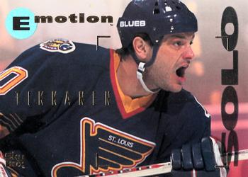 #153 Esa Tikkanen - St. Louis Blues - 1995-96 SkyBox E-Motion Hockey