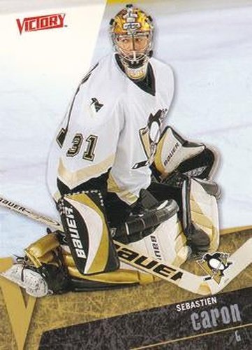 #153 Sebastien Caron - Pittsburgh Penguins - 2003-04 Upper Deck Victory Hockey