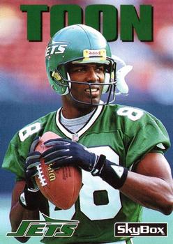 #153 Al Toon - New York Jets - 1992 SkyBox Impact Football