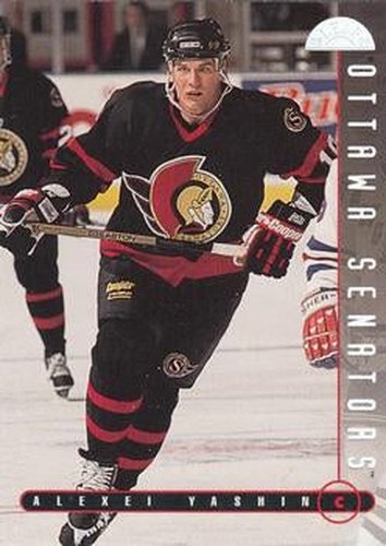 #153 Alexei Yashin - Ottawa Senators - 1995-96 Leaf Hockey