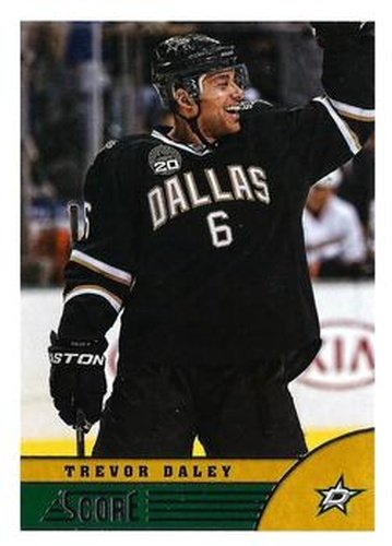 #153 Trevor Daley - Dallas Stars - 2013-14 Score Hockey
