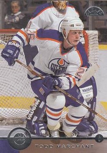 #153 Todd Marchant - Edmonton Oilers - 1996-97 Leaf Hockey
