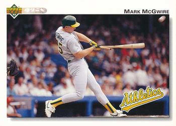 #153 Mark McGwire - Oakland Athletics - 1992 Upper Deck Baseball