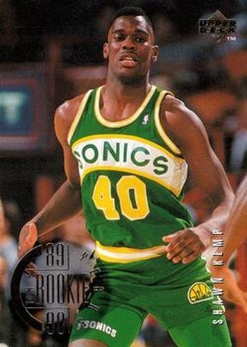 #153 Shawn Kemp - Seattle SuperSonics - 1995-96 Upper Deck Basketball