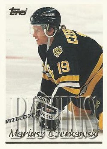 #153 Mariusz Czerkawski - Boston Bruins - 1995-96 Topps Hockey