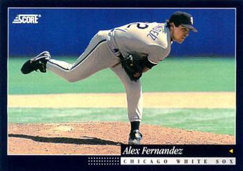 #153 Alex Fernandez - Chicago White Sox -1994 Score Baseball