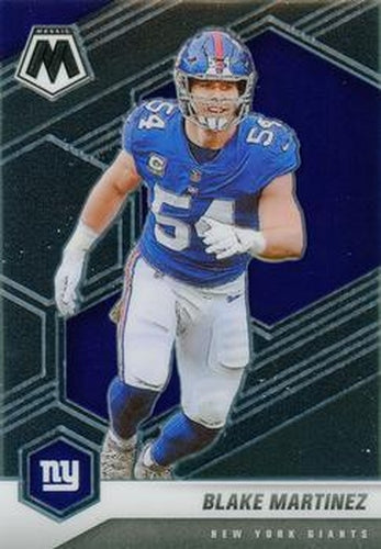 #153 Blake Martinez - New York Giants - 2021 Panini Mosaic Football