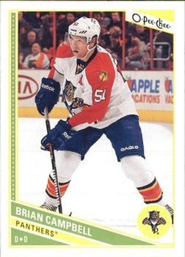 #153 Brian Campbell - Florida Panthers - 2013-14 O-Pee-Chee Hockey