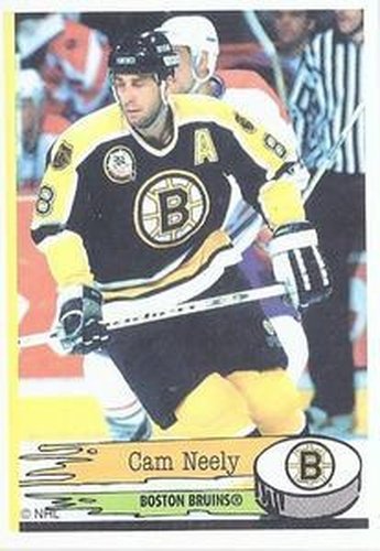 #153 Cam Neely - Boston Bruins - 1995-96 Panini Hockey Stickers