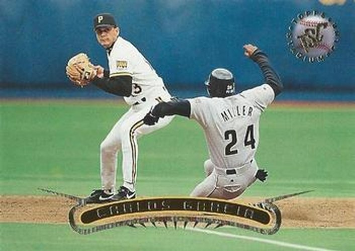 #153 Carlos Garcia - Pittsburgh Pirates - 1996 Stadium Club Baseball