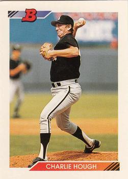 #153 Charlie Hough - Chicago White Sox - 1992 Bowman Baseball