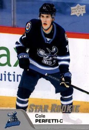 #153 Cole Perfetti - Manitoba Moose - 2020-21 Upper Deck AHL Hockey