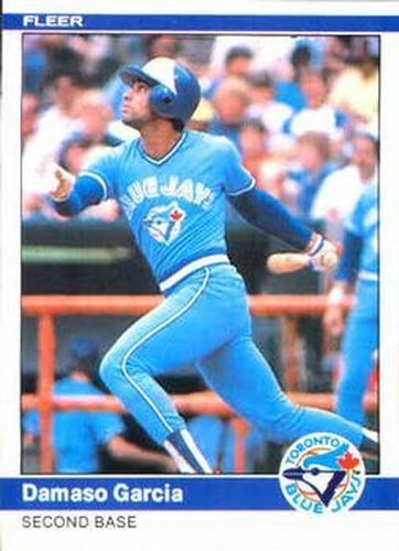 #153 Damaso Garcia - Toronto Blue Jays - 1984 Fleer Baseball
