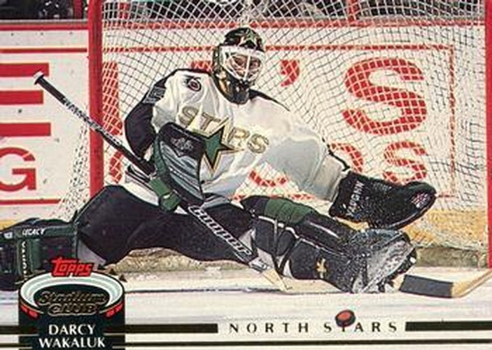 #153 Darcy Wakaluk - Minnesota North Stars - 1992-93 Stadium Club Hockey