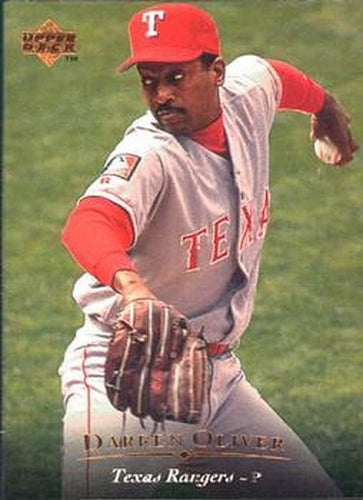 #153 Darren Oliver - Texas Rangers - 1995 Upper Deck Baseball