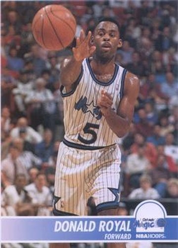#153 Donald Royal - Orlando Magic - 1994-95 Hoops Basketball