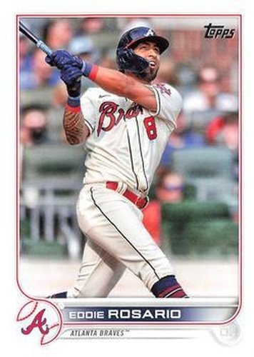 #153 Eddie Rosario - Atlanta Braves - 2022 Topps Baseball