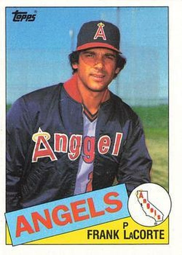 #153 Frank LaCorte - California Angels - 1985 Topps Baseball