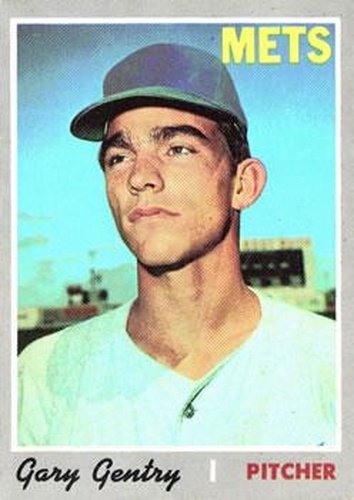#153 Gary Gentry - New York Mets - 1970 Topps Baseball