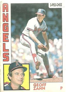 #153 Geoff Zahn - California Angels - 1984 O-Pee-Chee Baseball
