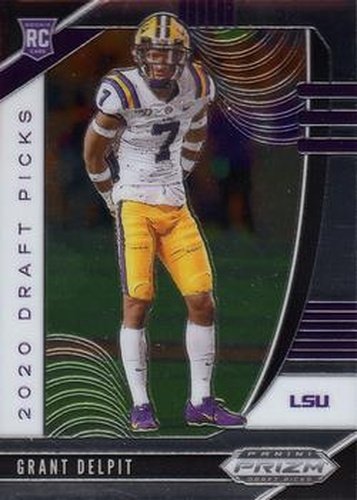 #153 Grant Delpit- LSU Tigers - 2020 Panini Prizm Draft Picks Football