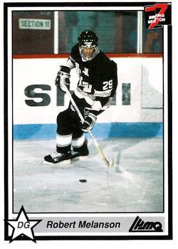 #153 Robert Melanson - Hull Olympique - 1990-91 7th Inning Sketch QMJHL Hockey