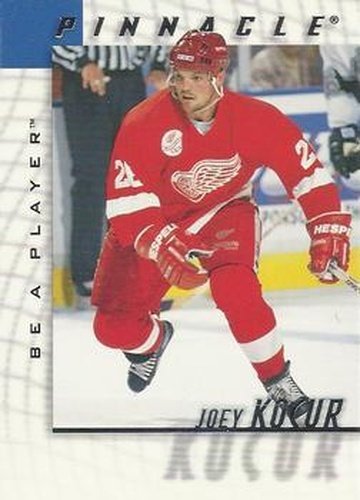 #153 Joey Kocur - Detroit Red Wings - 1997-98 Pinnacle Be a Player Hockey