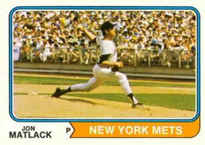 #153 Jon Matlack - New York Mets - 1974 Topps Baseball