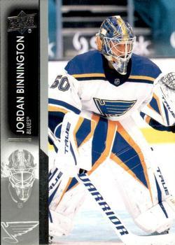 #153 Jordan Binnington - St. Louis Blues - 2021-22 Upper Deck Hockey