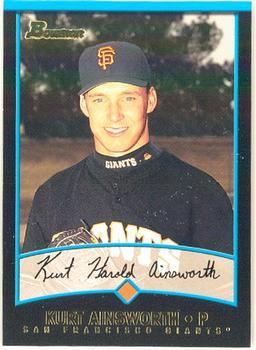 #153 Kurt Ainsworth - San Francisco Giants - 2001 Bowman Baseball