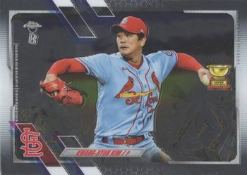 #153 Kwang-Hyun Kim - St. Louis Cardinals - 2021 Topps Chrome Ben Baller Edition Baseball