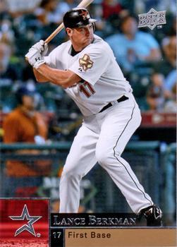 #153 Lance Berkman - Houston Astros - 2009 Upper Deck Baseball