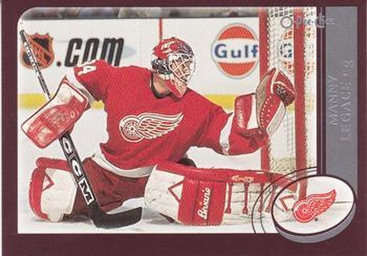#153 Manny Legace - Detroit Red Wings - 2002-03 O-Pee-Chee Hockey