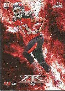 #153 Mike Evans - Tampa Bay Buccaneers - 2014 Topps Fire Football