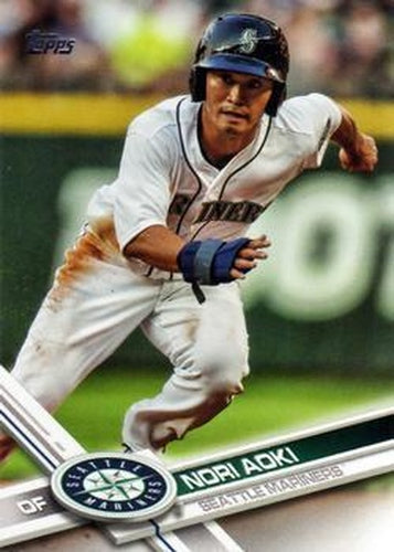 #153 Nori Aoki - Seattle Mariners - 2017 Topps Baseball