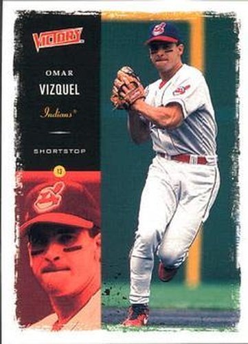 #153 Omar Vizquel - Cleveland Indians - 2000 Upper Deck Victory Baseball
