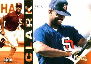 #153 Phil Clark - San Diego Padres - 1994 Select Baseball