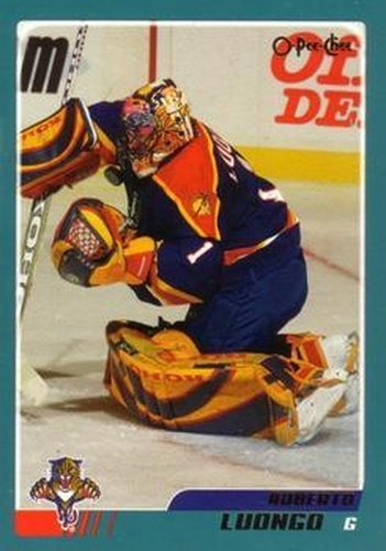 #153 Roberto Luongo - Florida Panthers - 2003-04 O-Pee-Chee Hockey