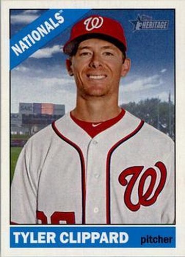 #153 Tyler Clippard - Washington Nationals - 2015 Topps Heritage Baseball