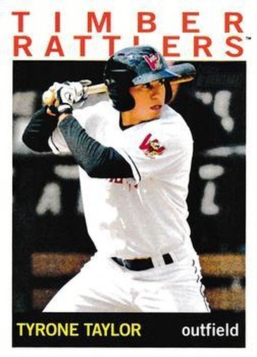 #153 Tyrone Taylor - Wisconsin Timber Rattlers - 2013 Topps Heritage Minor League Baseball