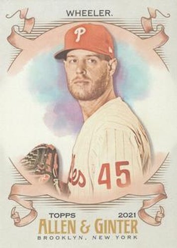 #153 Zack Wheeler - Philadelphia Phillies - 2021 Topps Allen & Ginter Baseball
