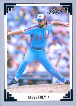 #153 Steve Frey - Montreal Expos - 1991 Leaf Baseball