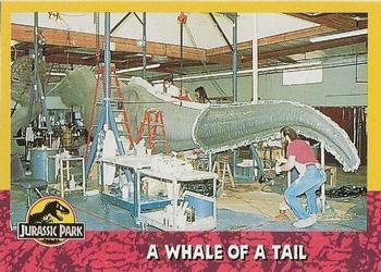 #153 A Whale of a Tail - 1993 Topps Jurassic Park